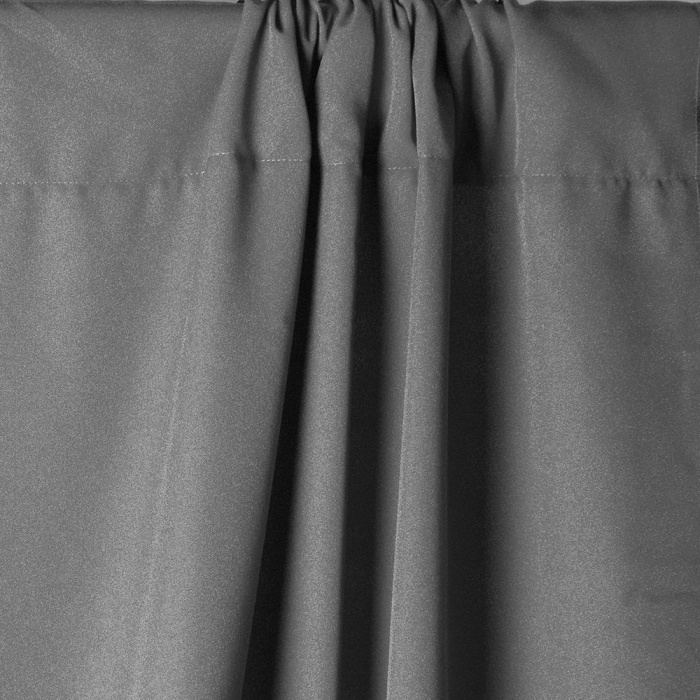 Black Wrinkle-Resistant Polyester Backdrop (5' W x 9' H) - SA 20-59-Config