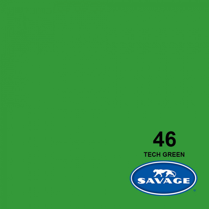 Savageシームレスな背景紙、107インチ幅X 12ヤード　テックグリーン Tech Green Seamless Background Paper (107