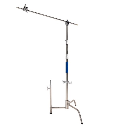 Savage 40"" Stainless Steel C-Stand with Grip Arm Kit SA CSS-200S