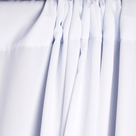 White Wrinkle-Resistant Polyester Backdrop